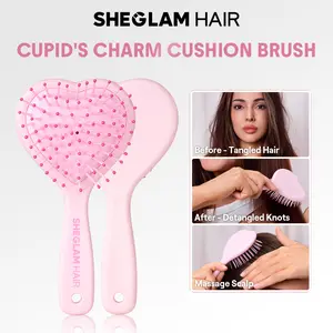 Cupid's Charm Sweet Heart Paddle Brush-Effortlessbeauty- Coachella-#Summervibes-mothersdaygift