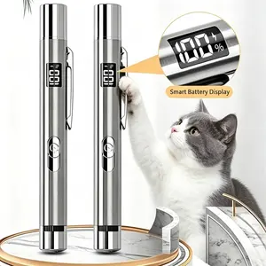 Cat Laser Pointer with 3 Light Modes & 5 Fun Patterns,Portable Interactive Kitten Pet Bird Dog Cat Mouse Toy for Fun Chase Play Exercise,Laser Pointer, Cat Toys,
