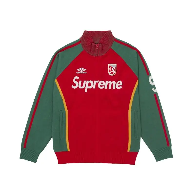 Supreme Umbro Zip Up Sweater Red (men) by StockX
