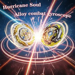 New Two-Way Alloy Explosive Combat Gyro Set Toy, Wire Launcher, Easy to Operate, Disassemble and Assemble, Family Entertainment, Friend Gatherings