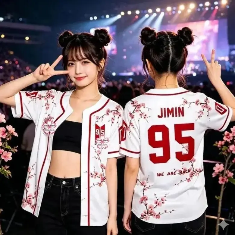 Kpop Group Bangtan Style Jersey, Custom Bangtan Boy Members Baseball Jersey For Army, Bangtan World Tour 2026 Merch Top, Bangtan Comeback 2026 Sports Vest