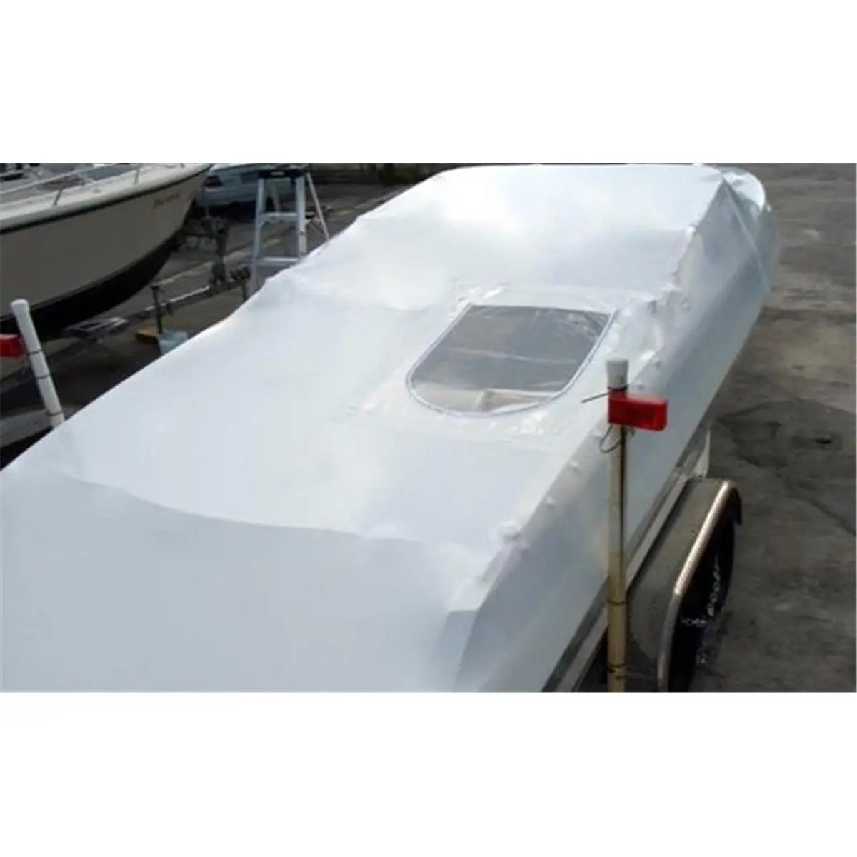 212 MAIN Dr. Shrink DS-36W 30x36 in White Tape-Secured Zipper Access Door, Zipper Doors for Kayaking Water Sports