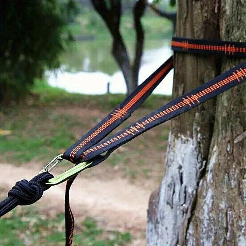 2pcs Heavy-Duty Nylon Hammock Straps with Adjustable Buckles - High Load-Bearing Reinforced Outdoor Camping & Tree Hanging Straps for Hammocks, Yoga, and Outdoor Gear, Hammock Accessories, Sturdy Construction, Hammock Strap,