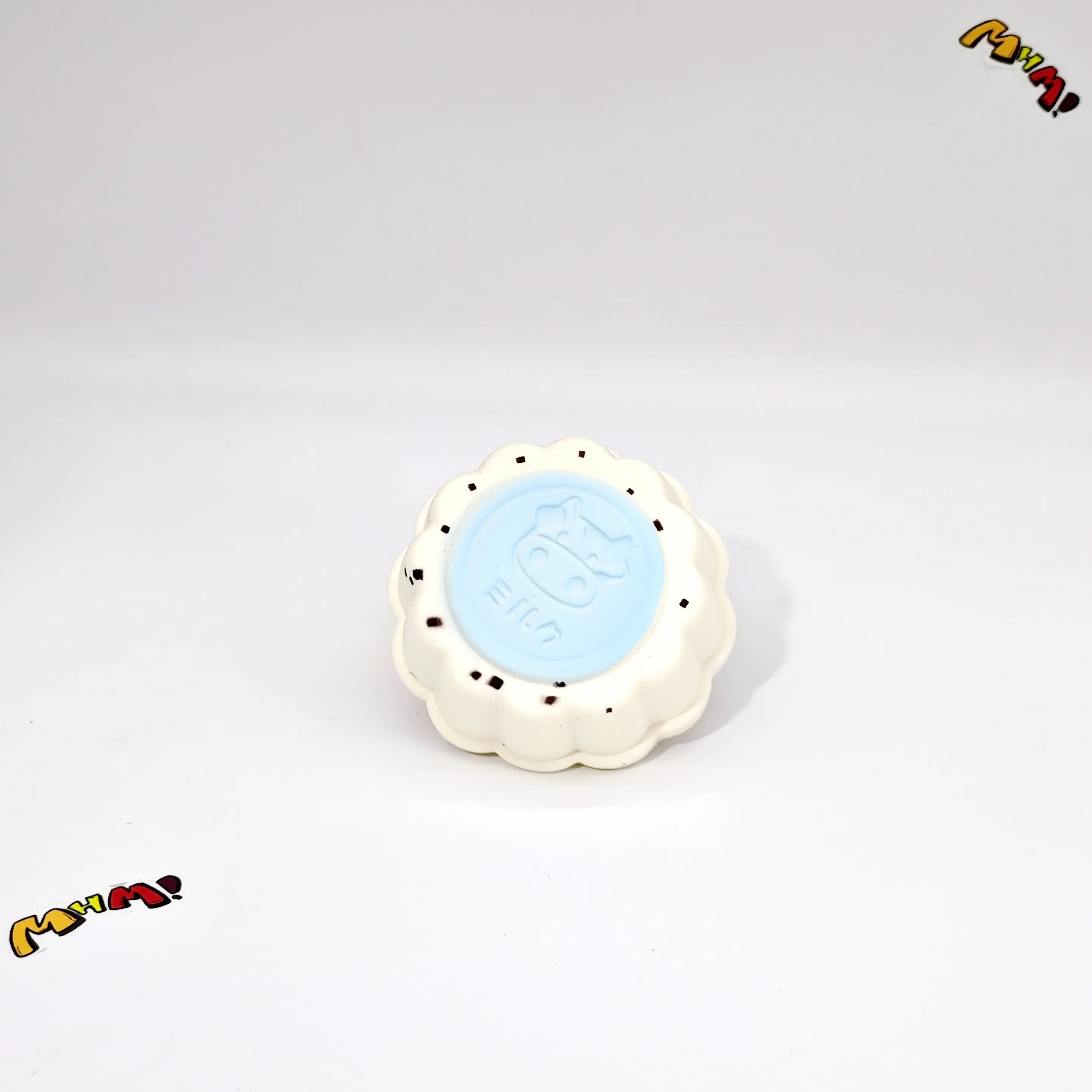 MHM Strawberry Pudding Slow Rising Squishy Toy, Soft Sticky Texture Foam Sensory Fidget Toy, Cute Dessert Food-Themed Gift
