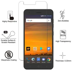 ZTE BLADE FORCE Tempered Glass Screen Protector SPR11 Accessories Plastic