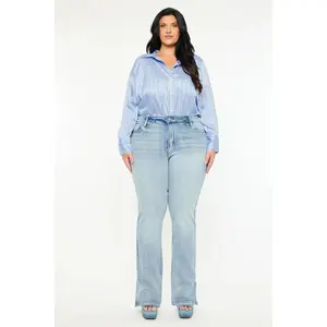 PLUS KAN CAN Mid Rise Y2K Bootcut Jean (Serena)