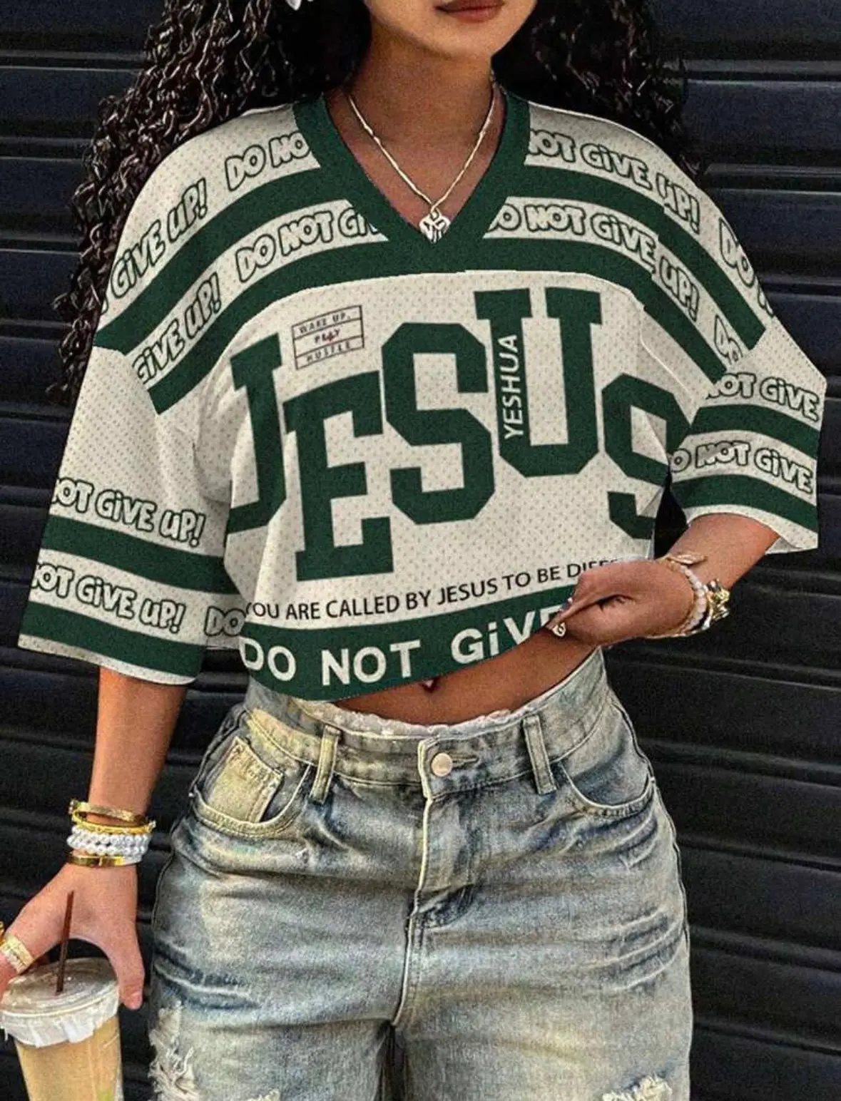 Cropped Jesus Jersey