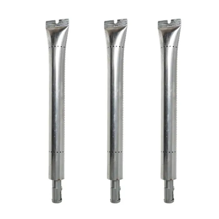 3-Piece Stainless Steel Dual Tube Grill Burner Set