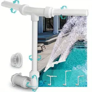 Swimming pool dual-nozzle fountain accessories, sprinkler heads, hot and cold pool water temperature control, garden sprinkler landscape, suitable for indoor and outdoor swimming pools.