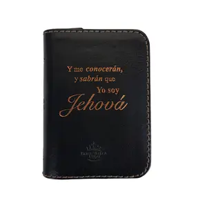 Nueva Biblia Reina Valera 1960 tamano Mini Bolsillo con Cierre, Indice en color Negro