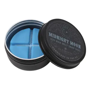 Elements of London Midnight Moon Soy Wax Snap Disc Celestial Wax Melt & Home Fragrance Handmade in the UK