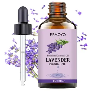 Lavender Essential Oil, 1.01oz - Premium quality, Wellness, Therapeutic, suitable for nail, hair and skin care - Moisturising and soothing, ideal for use in aromatherapy diffusers and humidifiers - Suitable for all skin types, makes a perfect gift
