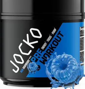 Jocko Fuel Ultimate Pre Workout Powder - Pre-Workout Energy Powder Drink for Men & Women - High Stim Sugar-Free Nootropic Blend to Support Muscle Pump, Energy, & Recovery 200mg Caffeine Blue Raspberryundefined