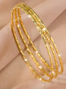 3-Piece Fashion Spiral Bracelet Jewelry, Bangle, Trendy jewelry, Middle Eastern European Style, Boho Style Bracelet, Women's Bridal Jewelry, Exquisite Gift for Friends, Women's Daily Accessories, Valentine's Day Gift