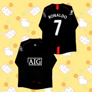 2007-08 Away Long Sleeve Retro Jersey – Ronaldo #7