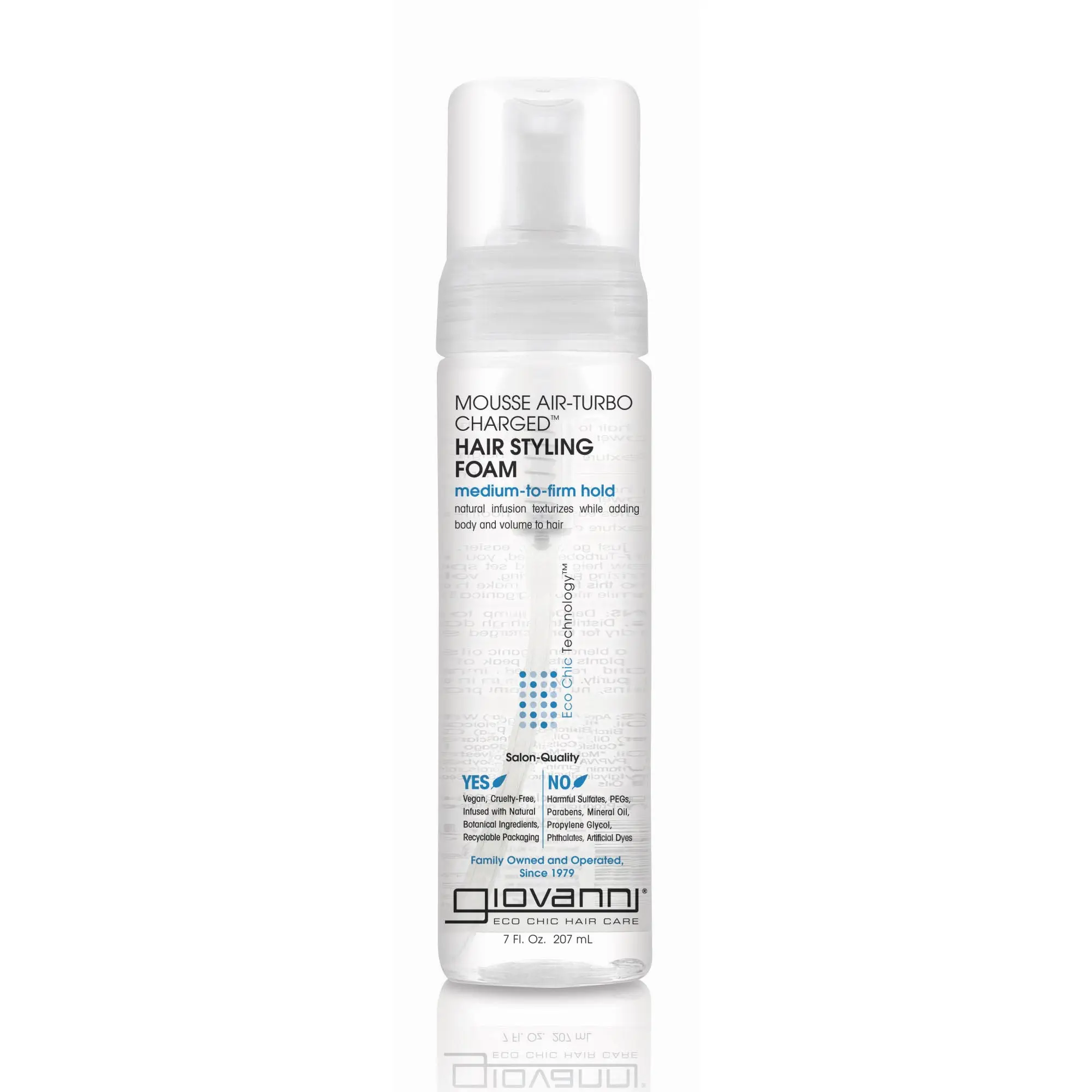 GIOVANNI MOUSSE AIR-TURBO CHARGED™ HAIR STYLING FOAM