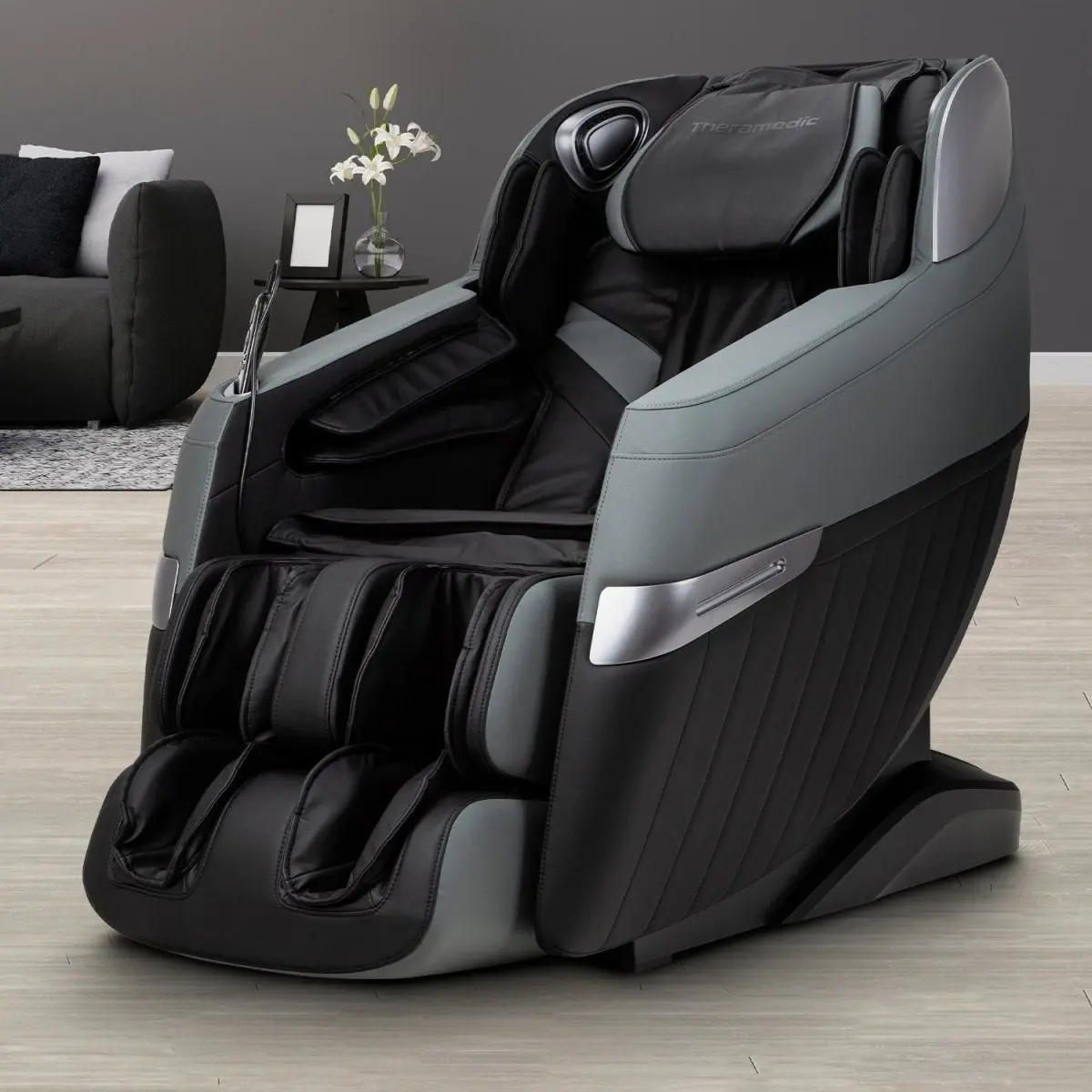 Theramedic 3D LTX Massage Chair with Bluetooth Speakers & Automatic Body Scan for Full Body Air Massage and Heat Therapy