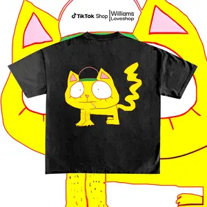Che Cat T-Shirt Tee - Osamason Unisex Heavy Cotton Tee