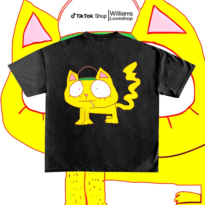 Che Cat T-Shirt Tee - Osamason Unisex Heavy Cotton Tee