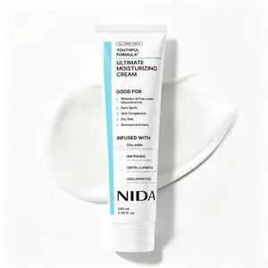 NIDA Youthful Formula Ultimate Moisturizing Cream - Collagen, Niacinamide & Centella Asiatica Face Cream. Deep Hydration for Wrinkles & Dark Spots (100mL) Moisturizers