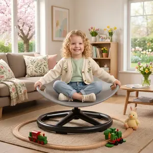 Rotating Chair for Autistic Children (Aged 3 - 18) - Sensory Rotating Seat with a 220 - pound Weight Capacity - Sensory Toy Suitable for Adolescents with ADHD/Autism - Sit and Spin to Soothe the Body and Mind, Improve Concentration and Physical Balance