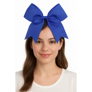 Royal Blue Oversized Bow Tie Headband