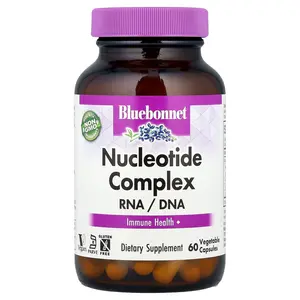 Bluebonnet Nutrition Nucleotide Complex, RNA / DNA, 60 Vegetable Capsules