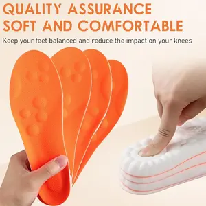 4D Cloud Sports Insoles - Arch Support Memory Foam Shoe Inserts for Comfort and Balance Quality Assurance Soft and Comfortable everyday  gear Footwear height boosters