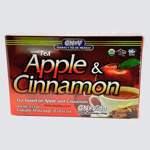GN + Vida Apple & Cinnamon | Tea based on Apple and Cinnamon tea Contains 30 tea bags