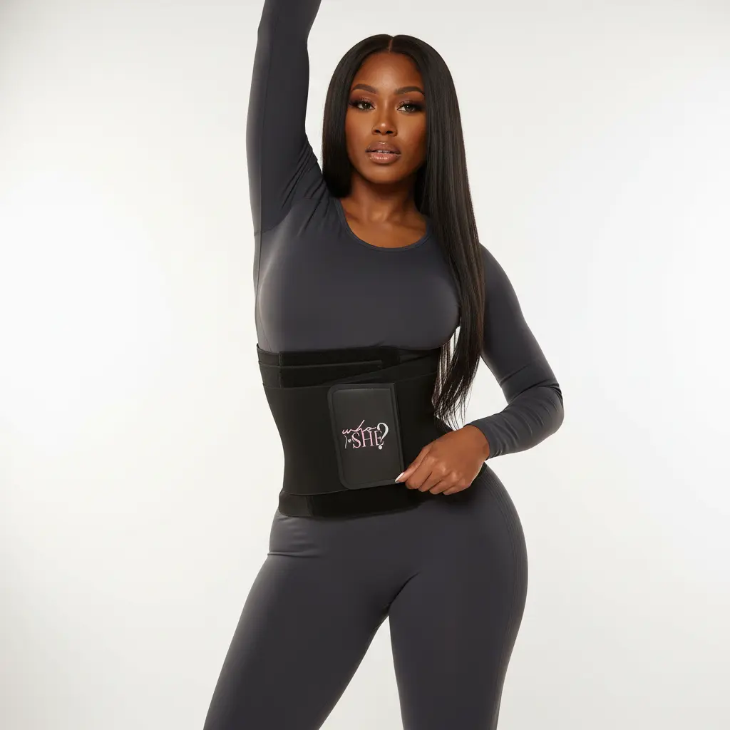 Who Is She Compression Belt Adjustable Waist Trainer for Post Surgery Everyday Use Custom Fit Durable Material with Straps for Slimming Shaping Womenswear Shapewear