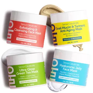 K-Beauty Variety Mask Set - 4 Pack Face Mask Skincare Set