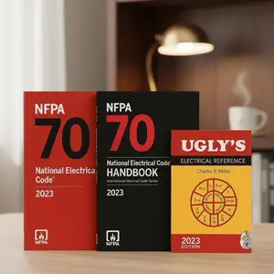 The Ultimate Electrician Kit- NEC 2023 CODEBOOK & HANDBOOK with, Ugly's Electrical Reference, &
