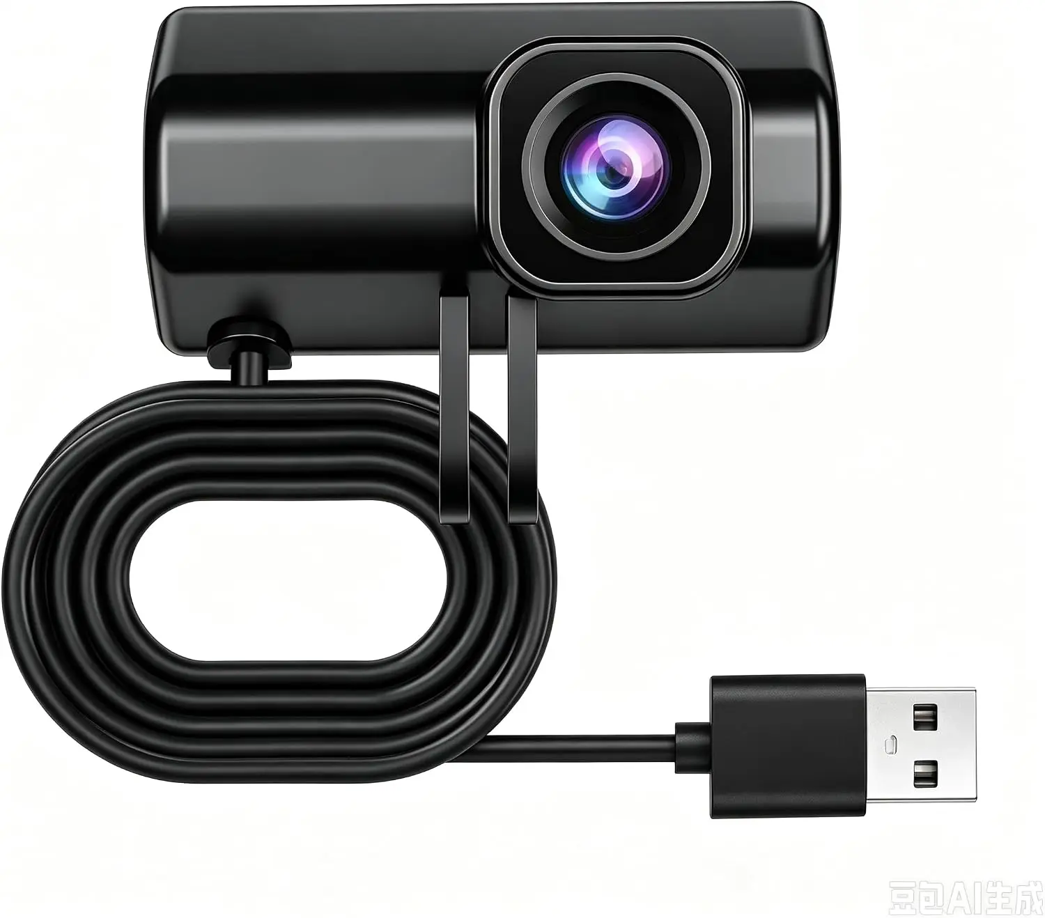 DM01 Cycling Dash Cam,1080P 200W Front Lens Starlight Night Vision IP66 Waterproof Anti‑Shake Motorcycle Bike Camera,5V USB Powered WiFi with Viidure APP,64GB Memory Card & 3 Mounts