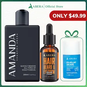 Combo Amanda Shampoo & Abera Hair Growth Serum - Abera Combo for Stronger Hair & Healthier Scalp Conditioner Haircare Restore Comfort