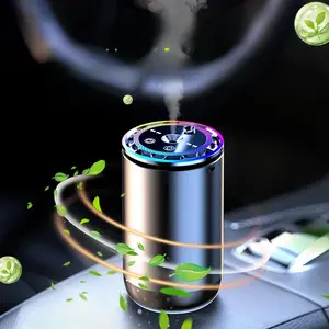 USB Rechargeable Car Air Humidifier, Starry Sky Projector Car Aroma Diffuser, Long Lasting Fragrance, Car Interior Decoration Accessories
