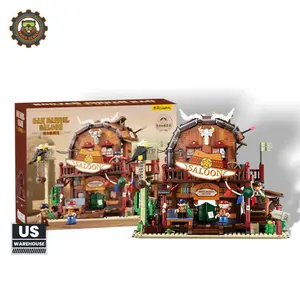 Wild West Saloon Building Kit, 1530-Piece Collectible Set, Building Toy for Ages 12+, Only 2 Left