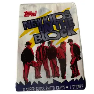 New Kids on the Block Wax Pack Topps sealed 1989 Pack