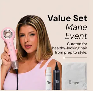 L'ANGE HAIR - Mane Event -Axia HaloRing Hair Dryer • Glass Hair Thermal Blowout Primer • Hydro Therapy 7 Second Instant Repair Treatment •    Blush Hair Wrap Towel, Vanity, Haircare, Storage, Smooth