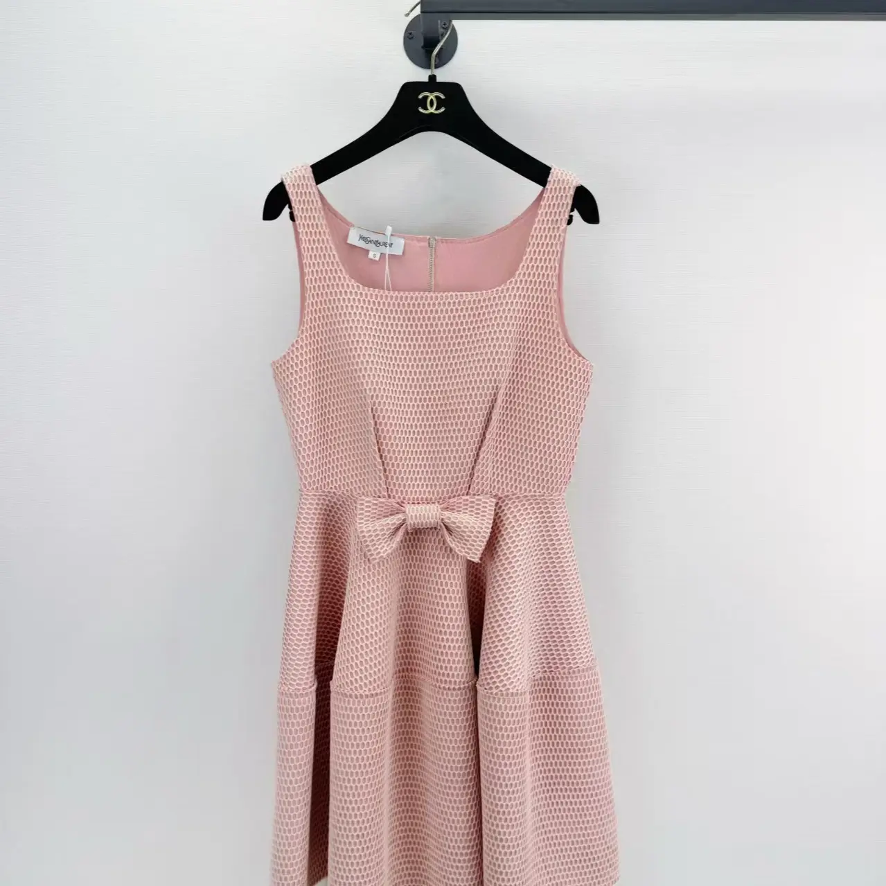 Pre-owned Saint Laurent SLP Vintage Dress Authentic Size S Bust 80 86cm Length 85cm 102265