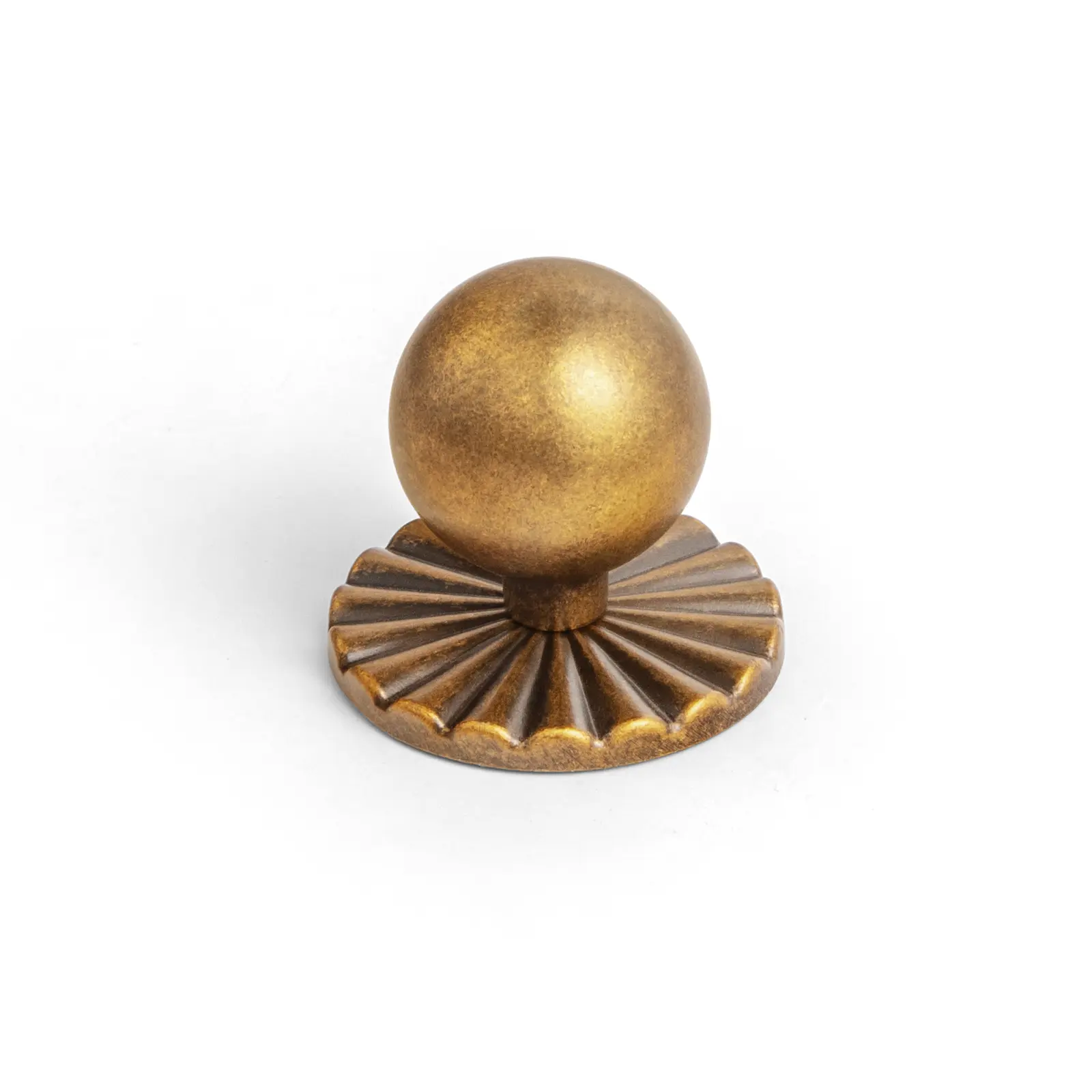 Goo-Ki 25mm(1 Inch) Antique Brass Cabinet Knobs with Leaf Design Backplate,Retro Zinc Alloy Dress Knobs for Drawer,Cupboard, Wardrobe,6 Pack