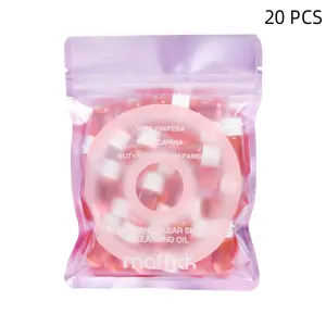 Portable Softening Gentle Cleansing Oil, Oil Cleanser, Plant Extract Makeup Remover, Moisturizing Hydrating Makeup Remover, Facial Cleansing Product for Women & Men, Cosmetic, Capsule, Mild