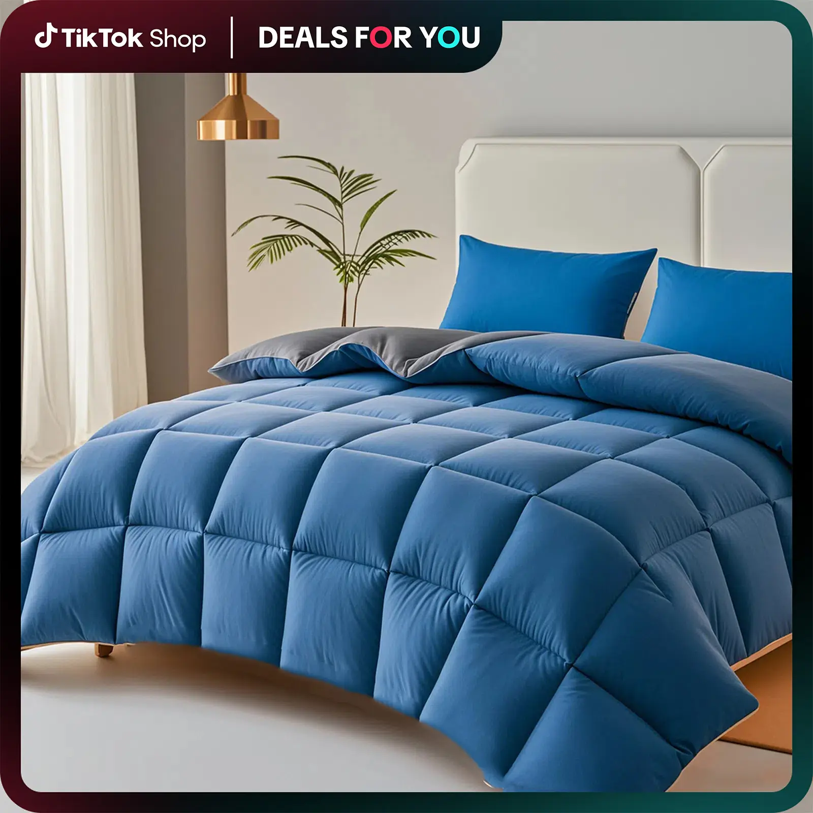 【Deals for you days】Cosybay 3 PCS Comforter Set(only 2pcs for Twin size)- Down Alternative Comforter Sets, Twin/Full/Queen/King Size Bed In A Bag, Sof