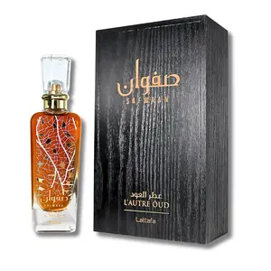 Lattafa Safwaan L'autre Oud Eau De Parfum 3.4 FL.OZ - Unisex Aromatic Citrusy & Amber Floral Fragrance for Adults