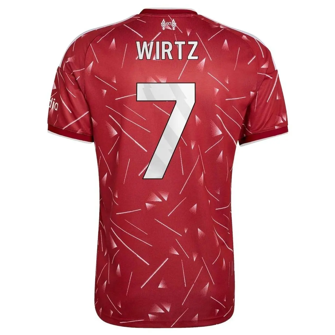 Unisex Soccer Shirt Wirtz 2025/26 Home Stadium Replica Jersey - Red Live