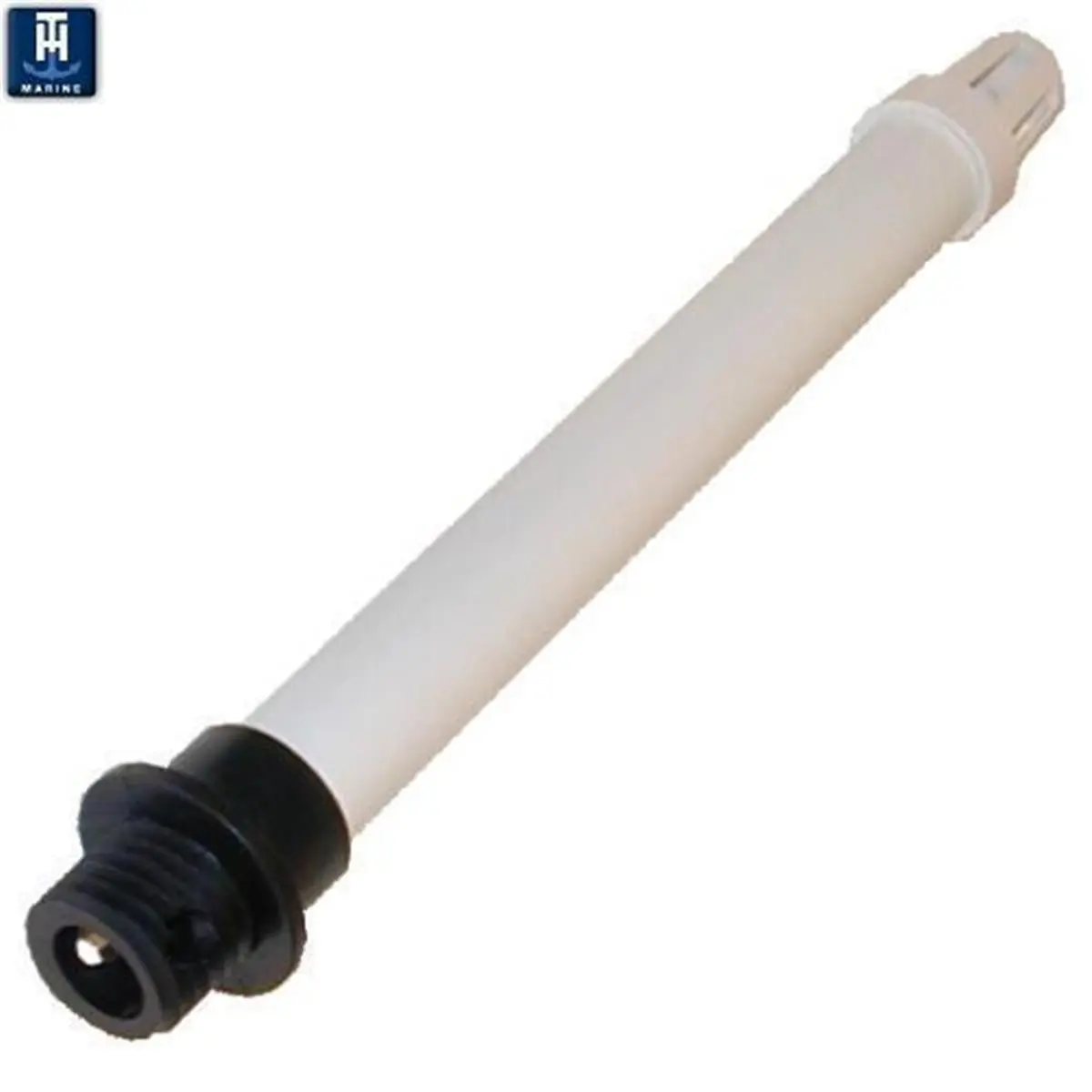 T-H Marine Supplies ODT-1-12GSTW-DP 12 in. Overflow Drain Tube with Threaded Boot & Glued Screen, Drain Tubing, Livewell Drain
