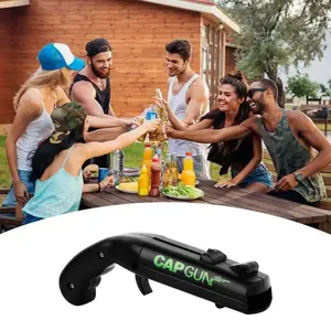 1-Piece Creative Beer Bottle Opener, Creative Funny Launcher Shooter Beer Cap Bottle Opener Funny, For BBQ, Party, Bar, Drinking Bottle Opener With Family, Friends and Drinking Buddies, Gift For Christmas, NEW UPGRADE