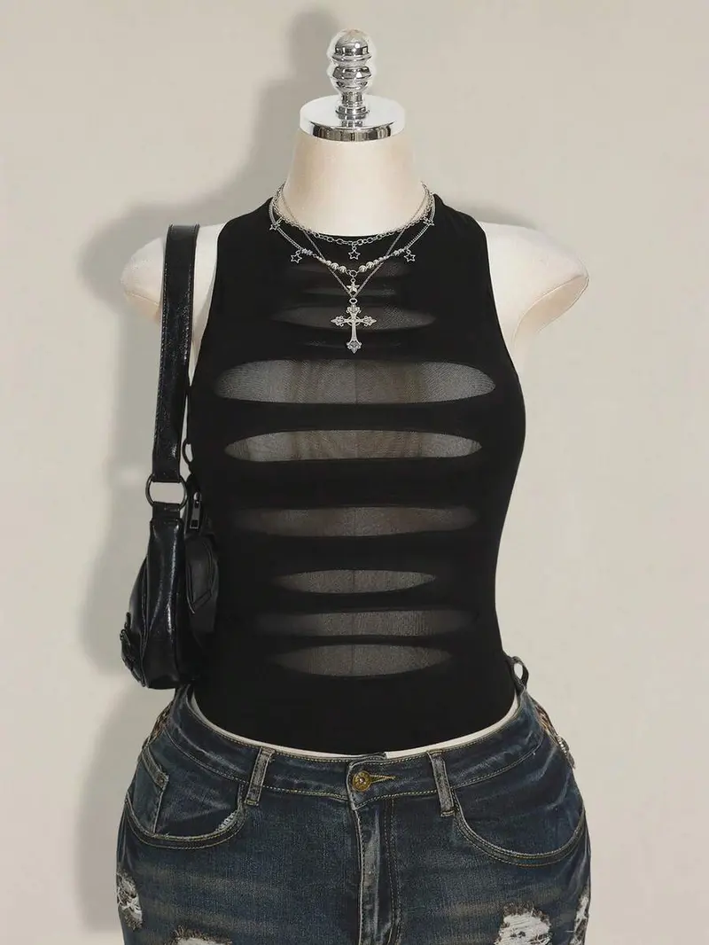 LYSMO Women's Solid Color Deep V-Neck Sexy Camisole - TikTok Shop