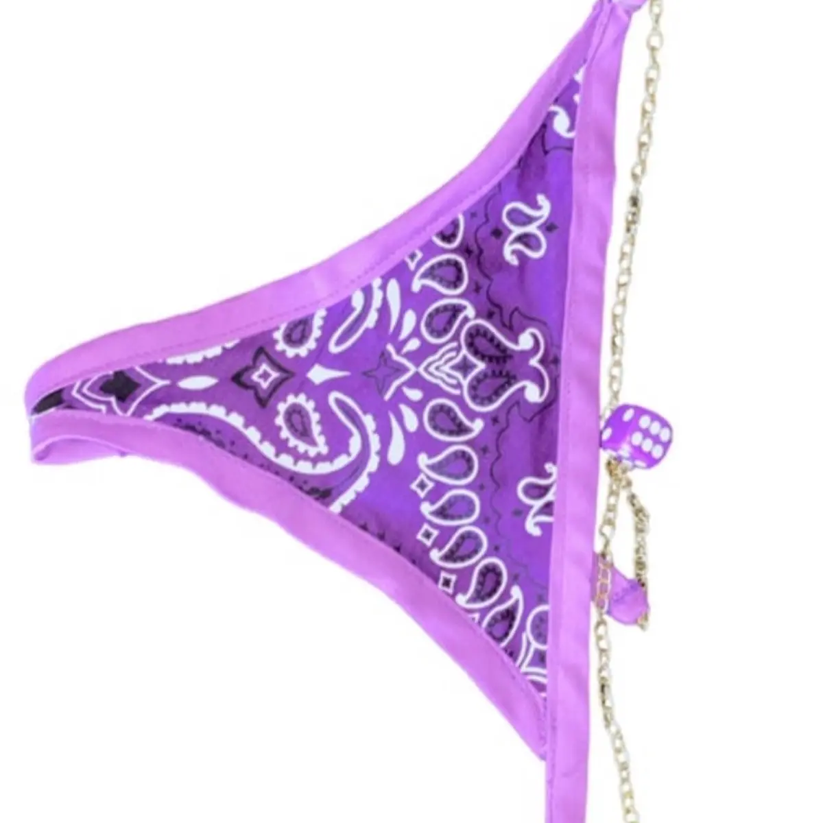Dice Charms g-string Panties Fabric Lingerie Womenswear Accessory Bandana