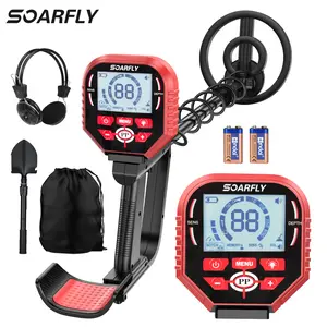 SOARFLY Waterproof Metal Detector for Helps you find lost items easily, with High Accuracy Lightweight 8" Search Coil, For All People