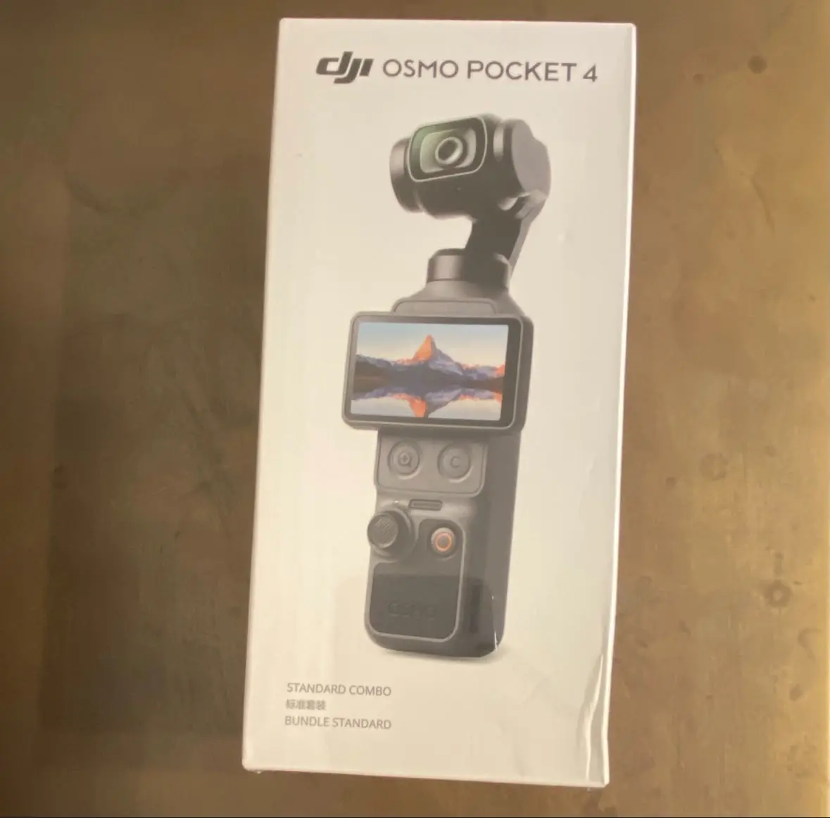 DJI Osmo Pocket 4 Standard Combo UHD Gimbal Camera Touchscreen USB-C Black